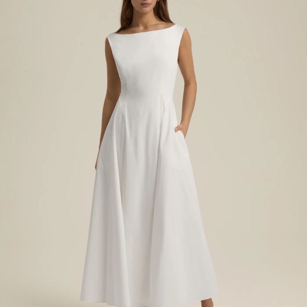 Favorite Daughter Elegant White Maxi Catherine Dress - Picture 5 of 12